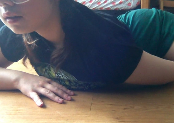 Princess Dust plays with incredibly big breasts <!-- width=
