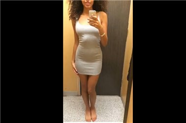 19yo girl shows her firm tits in fitting room <!-- width=