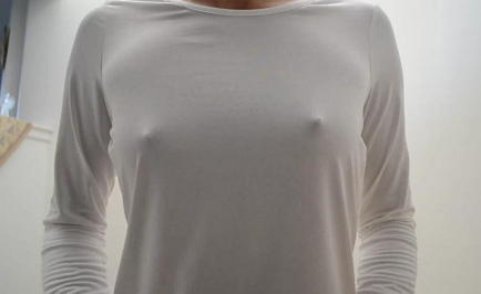 Nice firm tits with hard nipples <!-- width=