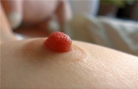 Turning on the nipple