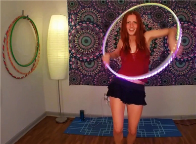 Hula Hoop striptease by Braislee Adams <!-- width=