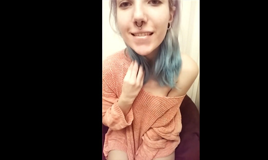Little Sammy masturbates with dildo until orgasm <!-- width=