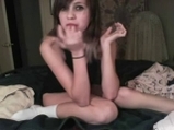 Sexy emo teen finger to orgasm <!-- width=