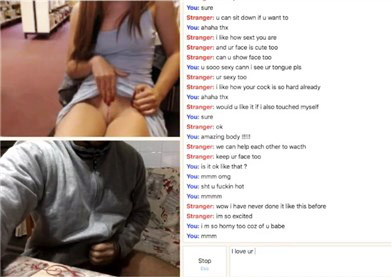 Girl in public library masturbates with stranger on Omegle <!-- width=