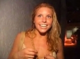 Blonde fingering pussy on party <!-- width=